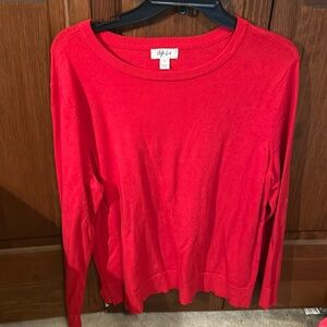 Style and Co Red sweater